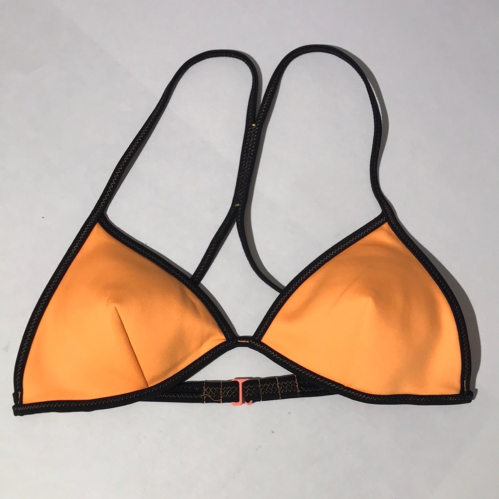 Victoria’s Secret bikini top small neon orange swim swimsuit bathing suit